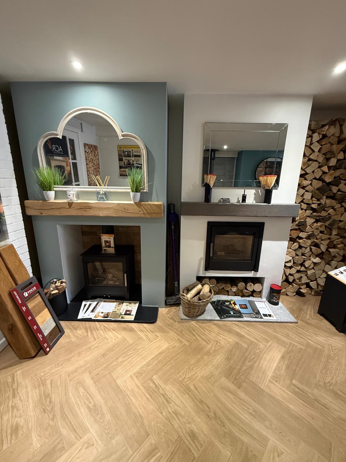 A beautiful fireplace. Newly installed by District Flues.